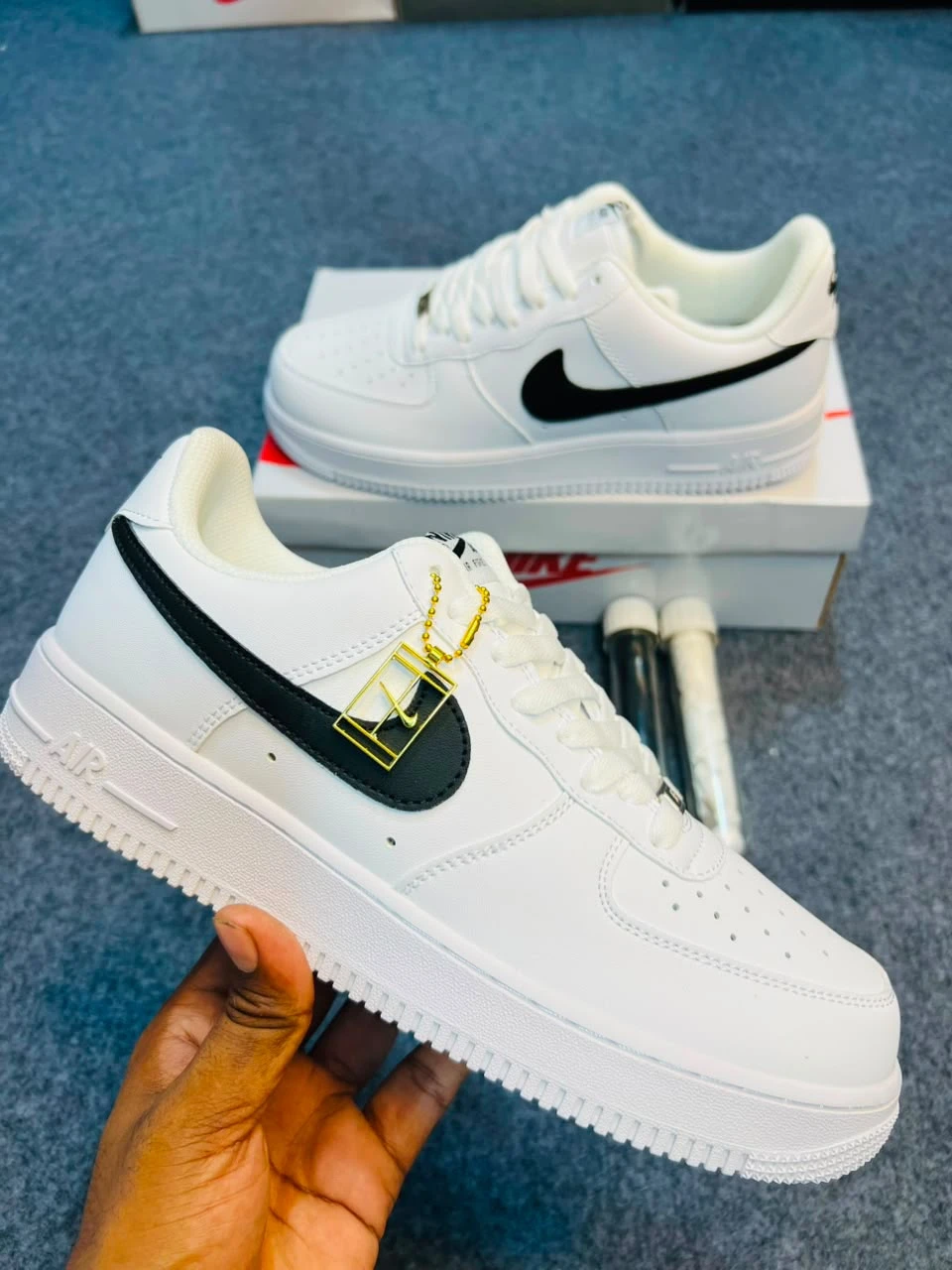 Nike Air Force 1 Low,  Triple White black